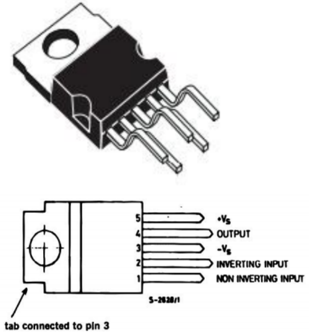 pinagem amplificador tda2050 ou lm1875