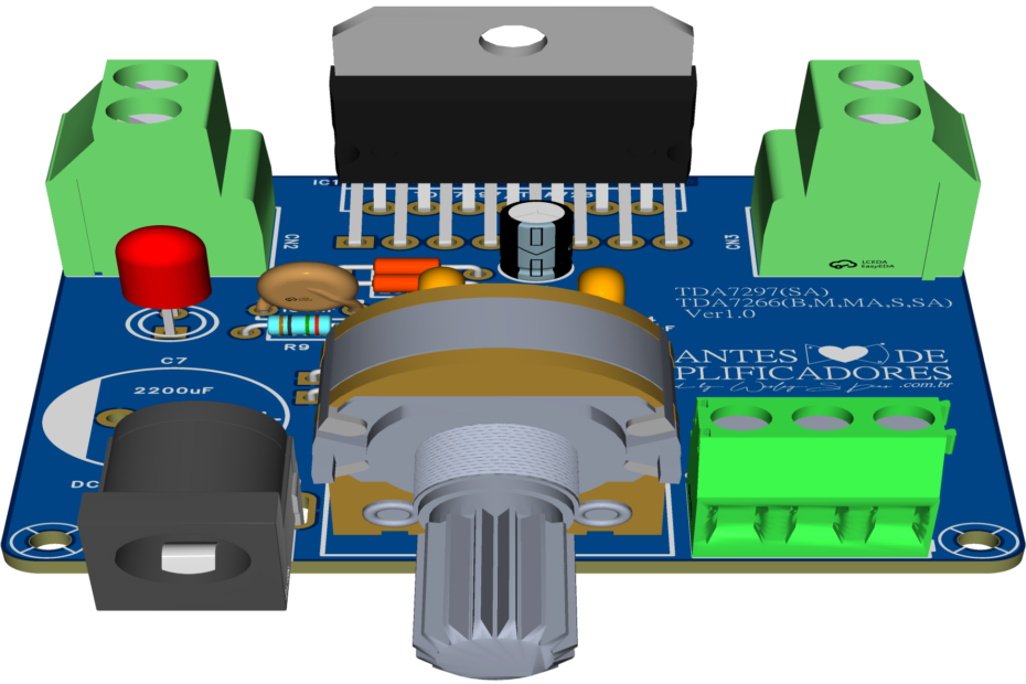tda7297 or tda7266 amplifier board circuit diagram pdf download