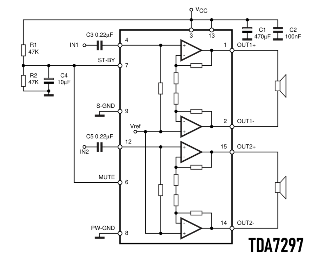 circuito tda7297